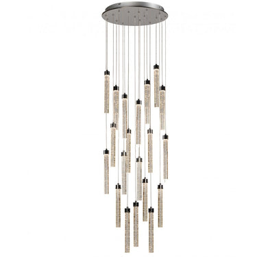 Staircase Strip Bubble Crystal Chandelier